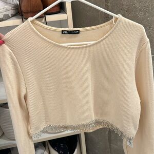 Zara crop sweater